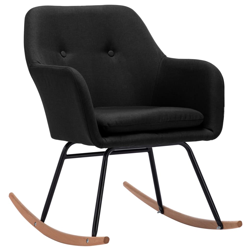 Fauteuil  bascule d'allaitement rembourr relax pour salon en tissu n ...