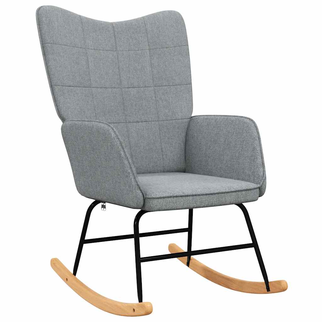 Fauteuil  bascule d'allaitement rembourr relax pour salon en tissu g ...