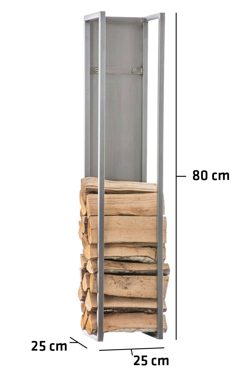 Étagère porte bûches verticale Wood & Steel