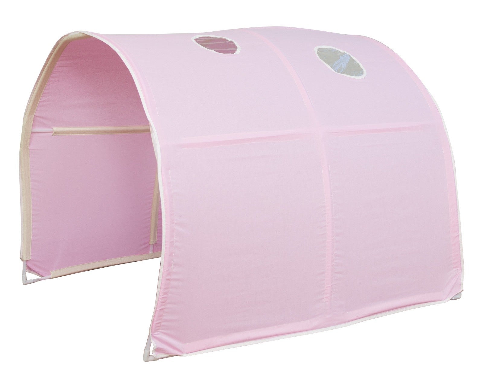 Tunnel pour lit enfant superposé tente accessoires rose